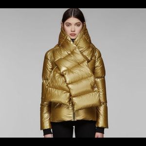 Mackage puffer with detachable scarf